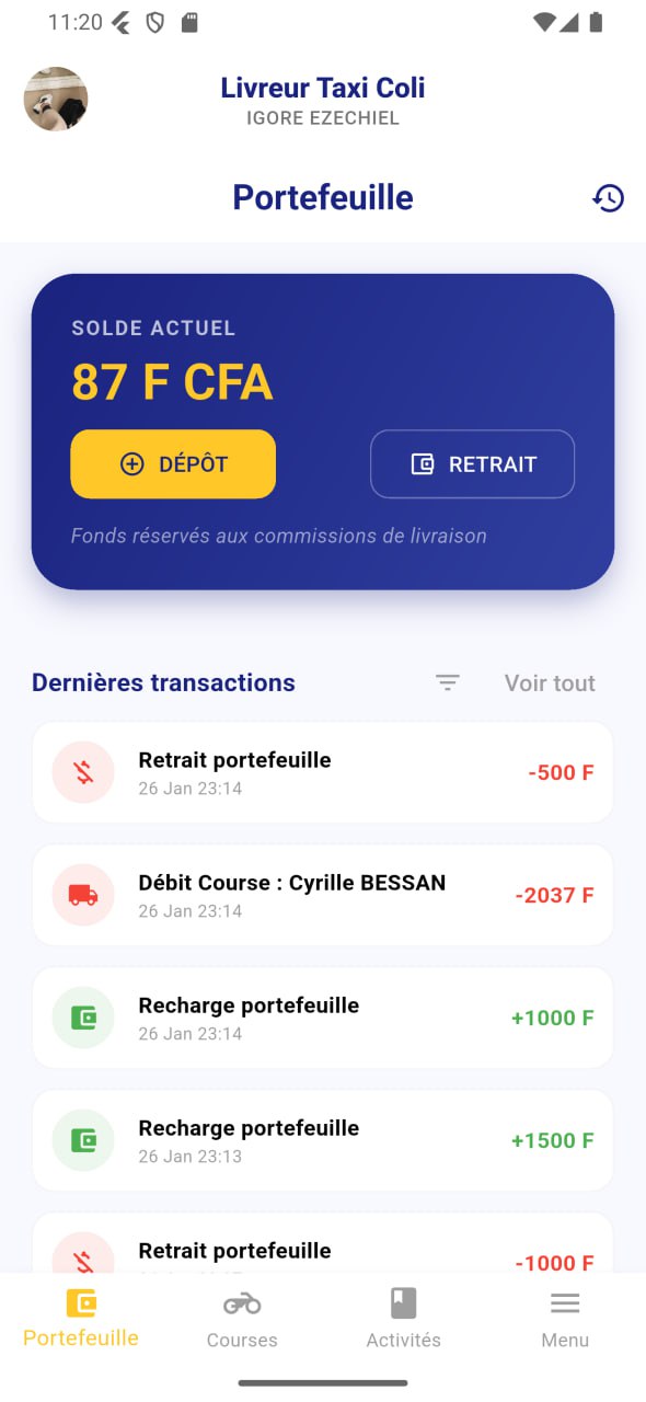 TaxiColis - Livraison Collaborative